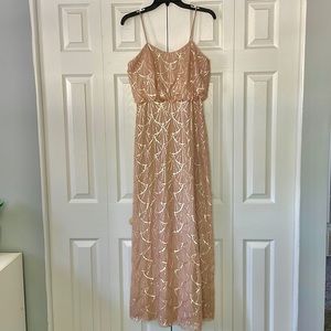 Sorella Vita Rose Gold Sequin Bridesmaid Dress